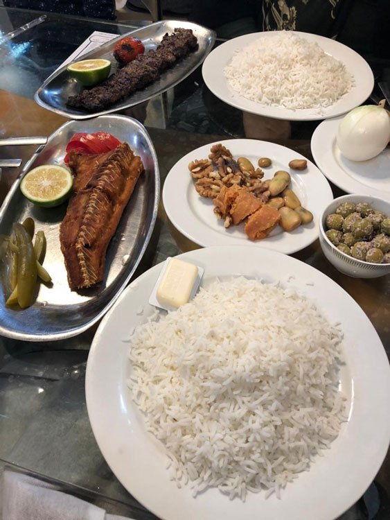 غذای رستوران خوشبین (حسن رشتی)