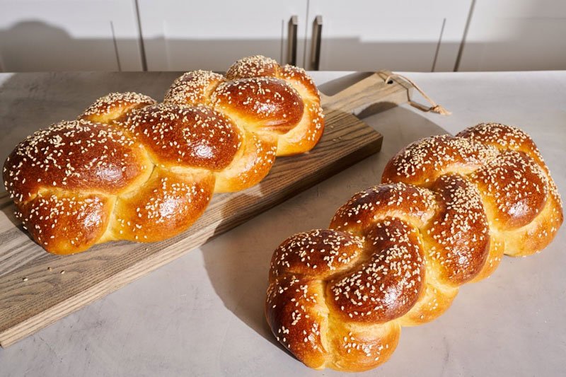 نان چالا (Challah Bread)