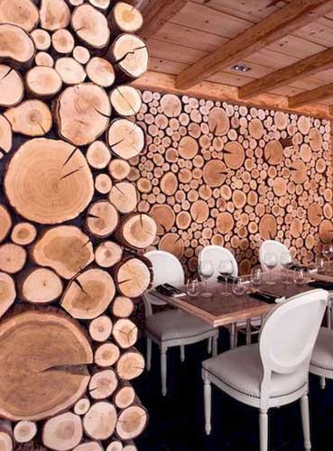 دکوراسیون رستوران چوبی