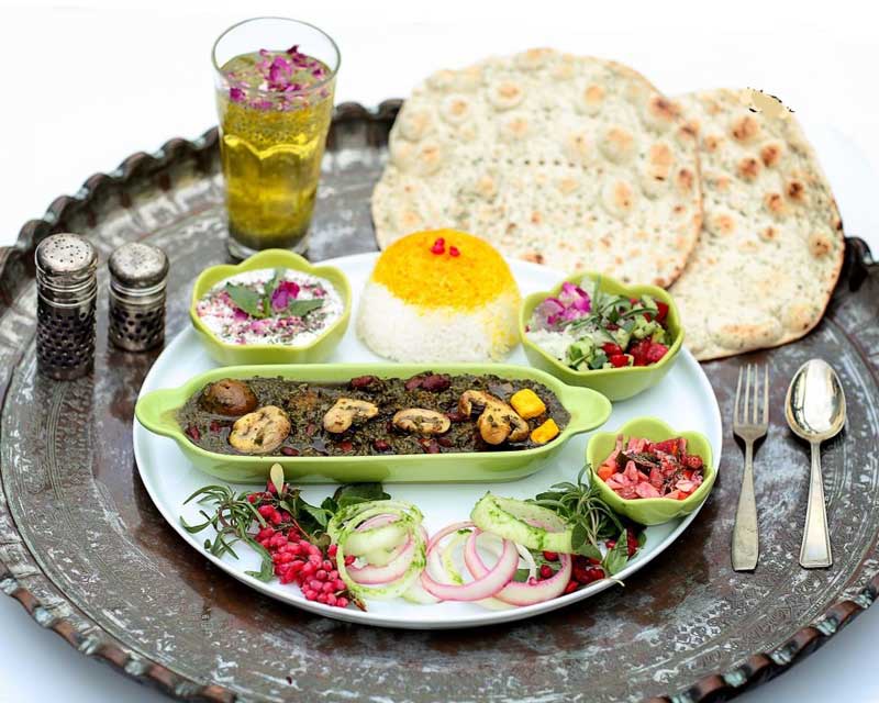 منو ایرانی غذاهای گیاهخواران