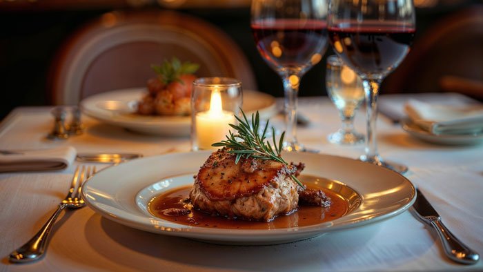 تبلیغ کلی رستوران، فضا و کیفیت غذا