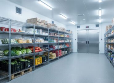 استاندارد فاصله الزامی مواد غذایی از کف و دیوارها در انبار رستوران و فست فود
