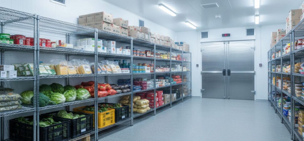 استاندارد فاصله الزامی مواد غذایی از کف و دیوارها در انبار رستوران و فست فود