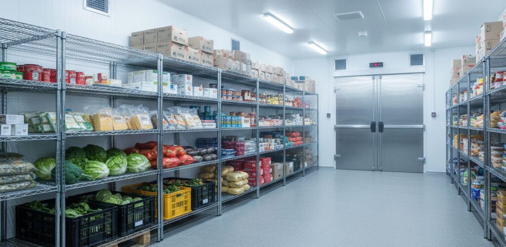 استاندارد فاصله الزامی مواد غذایی از کف و دیوارها در انبار رستوران و فست فود