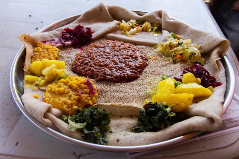 اینجرا (Injera) اتیوپی