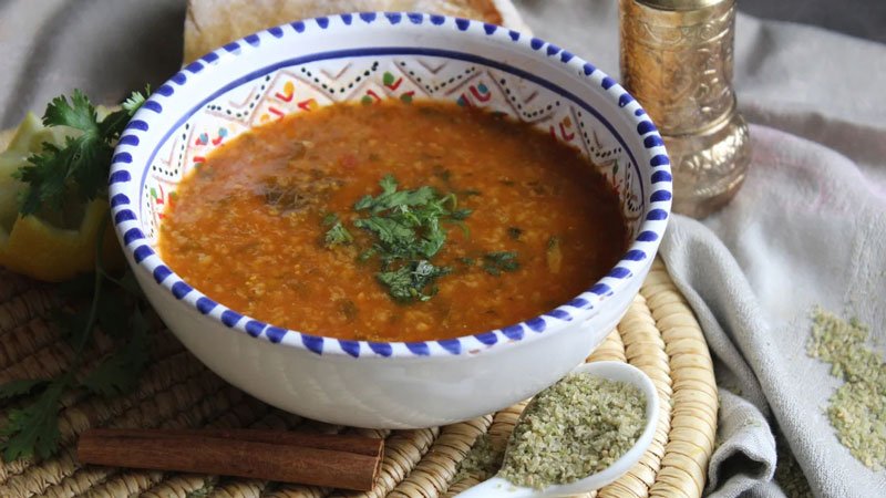 سوپ شوربا فریک از شمال آفریقا (Chorba Frik)