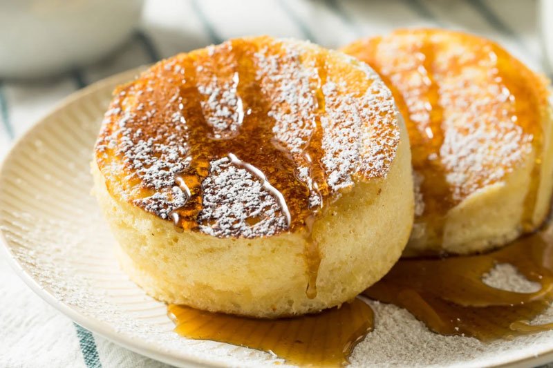 پنکیکهای پفدار (Fluffy pancakes) ژاپن