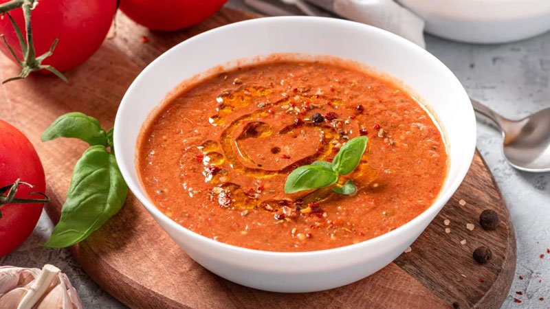 سوپ گاسپاچو از اسپانیا (Gazpacho | Spain)