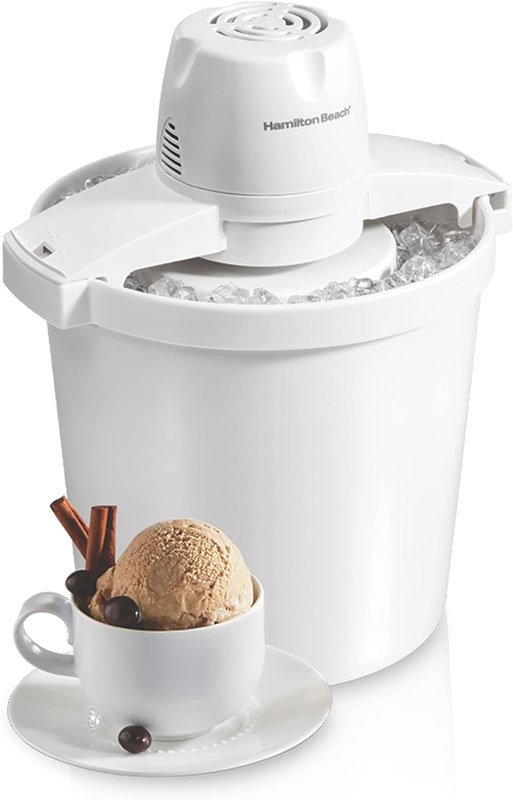 بستنیساز ۴ کوارتی همیلتون بیچ (Hamilton Beach 4-Quart Ice Cream Maker)