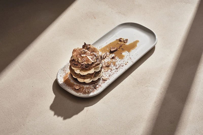 پنکیک پروتئین کنف (Hemp protein pancakes) سوئیس