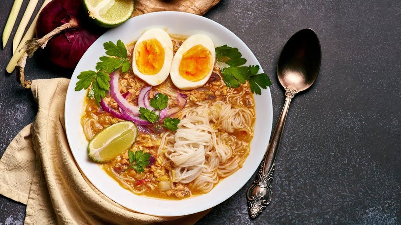 سوپ موهینگا از میانمار (Mohinga | Myanmar)