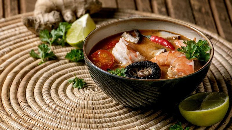 سوپ تام یام گونگ از تایلند (Tom Yum Goong | Thailand)