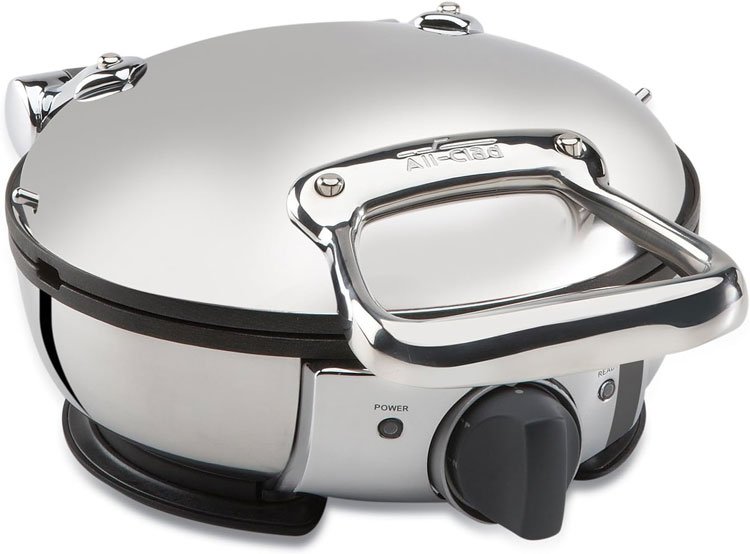 وافل ساز گرد تمام استیل آلکلاد (All-Clad Stainless Steel Classic Round Waffle Maker)