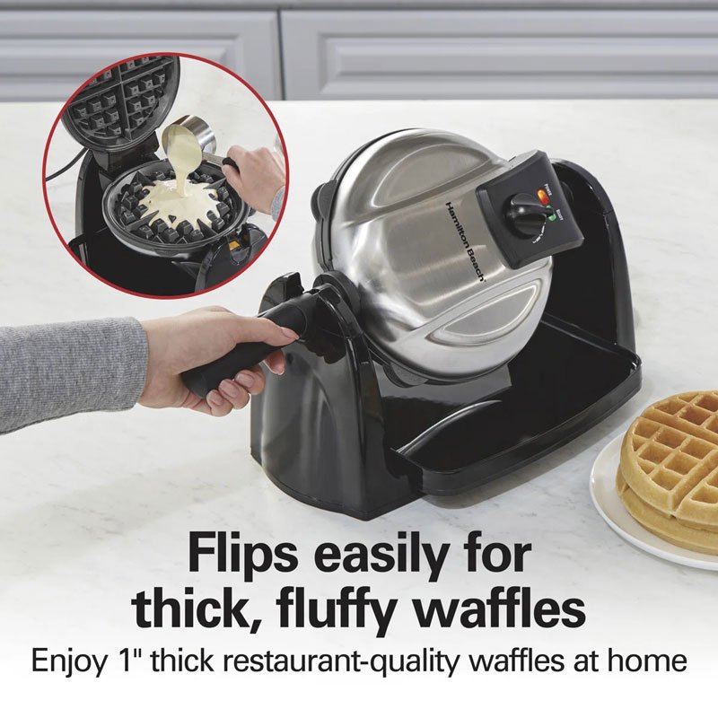 تحلیل تخصصی وافل ساز چرخشی همیلتون بیچ (Hamilton Beach Flip Waffle Maker)