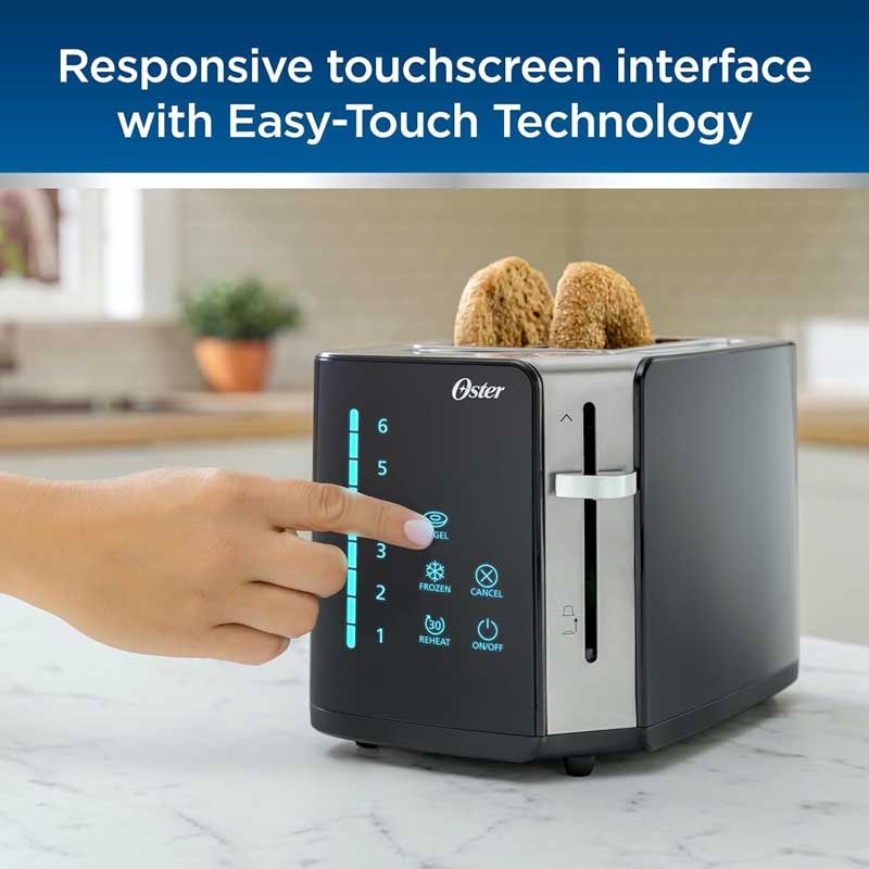 توستر لمسی آستر (Oster 2-Slice Touchscreen Toaster)