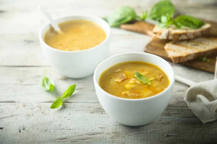 سوپ نخود فرنگی split pea soup